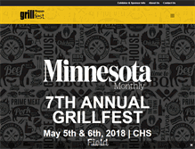 Tablet Screenshot of grillfestival.com